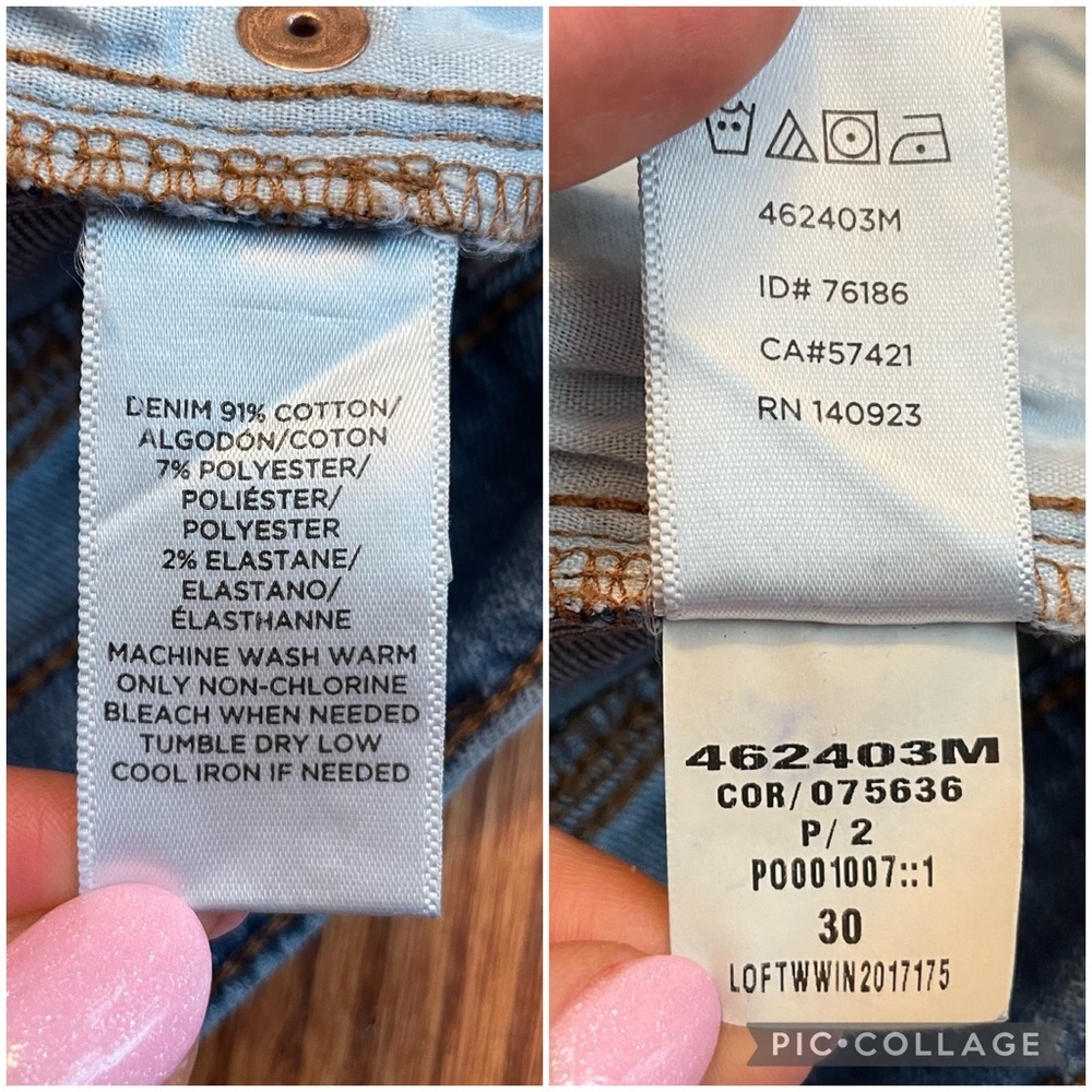 Loft Polka Dot Modern Skinny Jeans Size 10 - Picture 13 of 16